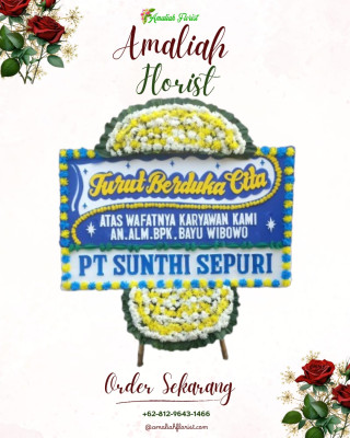 Papan Bunga Duka di Terangun
