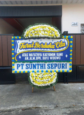 Papan Bunga Duka di Terangun
